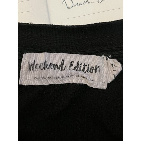 Weekend Edition Women’s XL Dream On Graphic Cropped Stretch Sleep Shirt - Picture 4 of 4